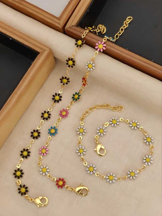 Women's Stylish Gold-Plated Bracelet – Elegant Western Wear Jewelry
